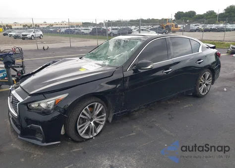 2018 Infiniti Q50 3.0T Luxe from USA, damaged, VIN JN1EV7AR9JM437473